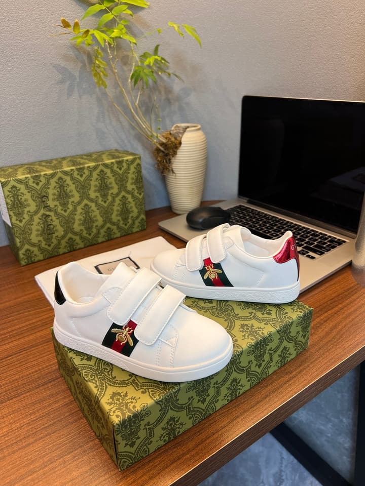 Gucci Kids Sheepskin-Lined Sneakers – Kids Collection