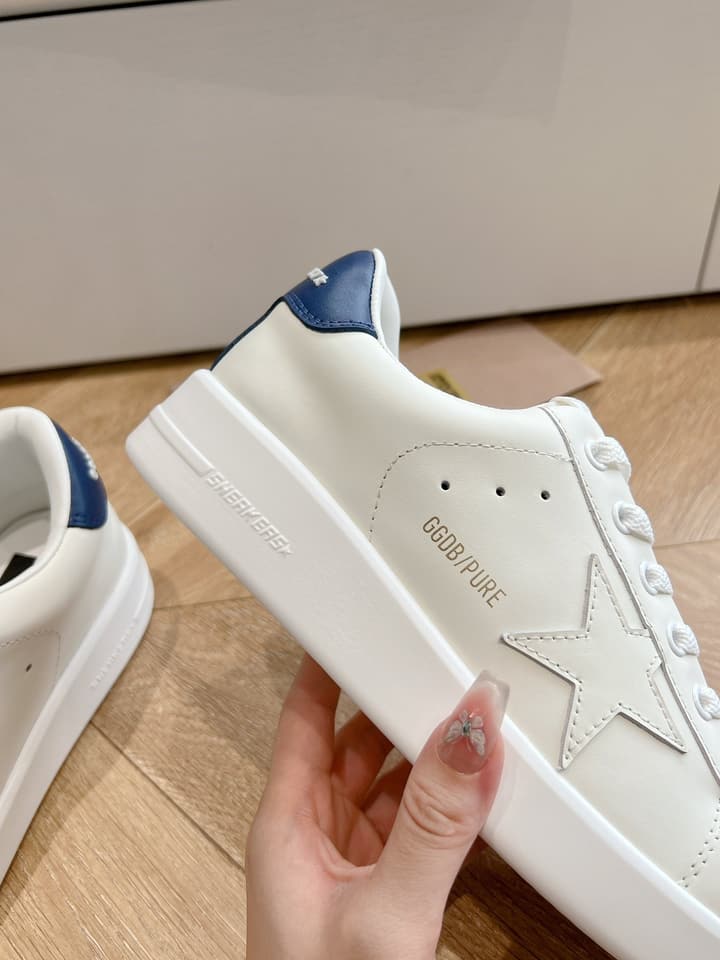 Golden Goose Space Distressed Sneakers – 2024 Collection in White 1