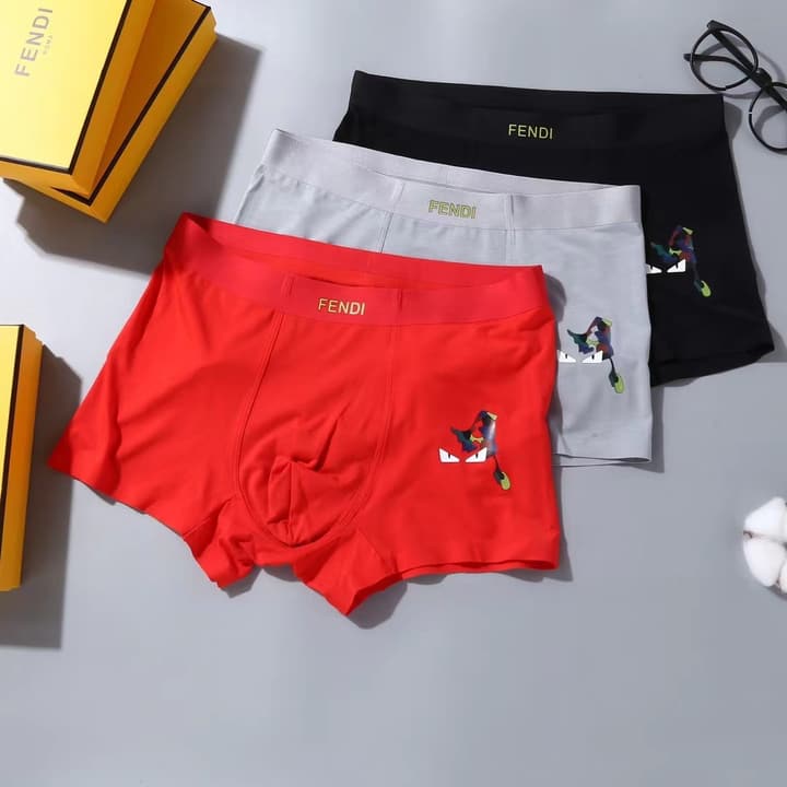 Fendi Seamless Modal Boxer Briefs 3-Pack