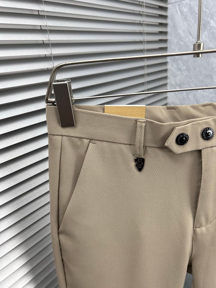 Burberry Tailored Casual Trousers – 2025SS in Camel Brown