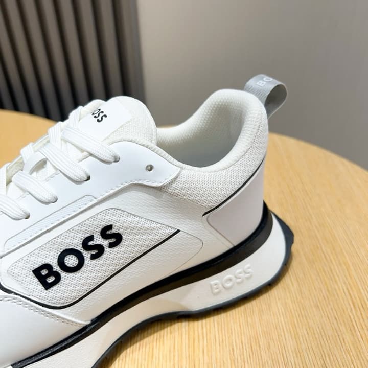 Boss Men's Luxury Sport Sneakers in Black