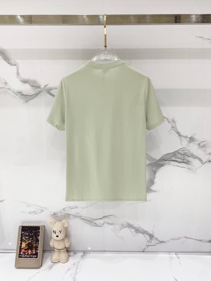 Loewe Mercerized Cotton Embroidered Logo T-Shirt in Black