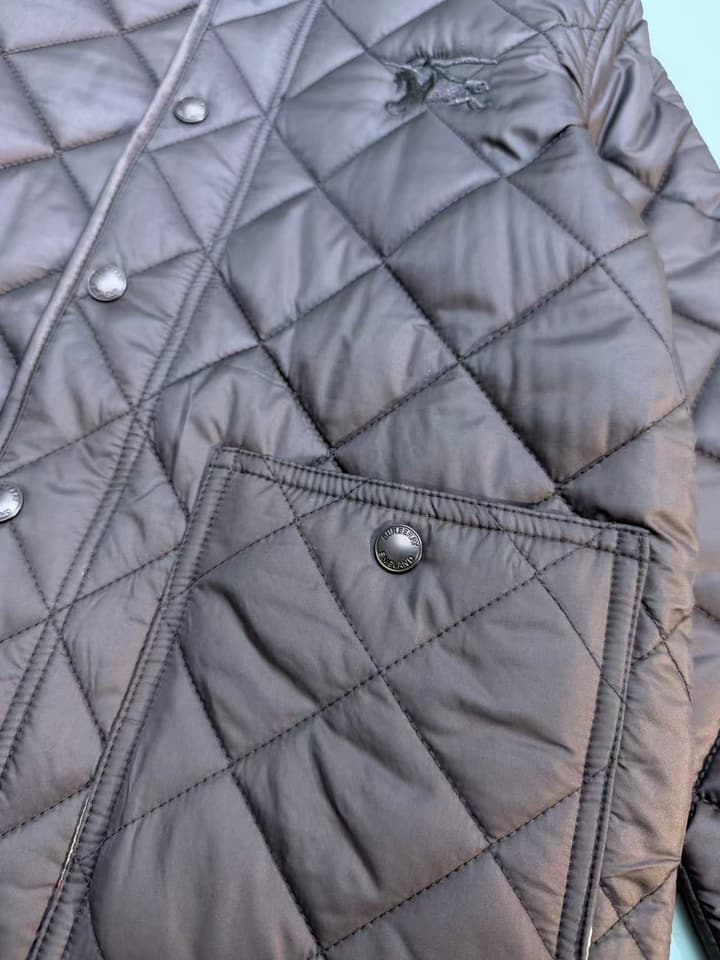 Burberry Mid-Length Puffer Jacket – Kids Collection – 25AW in Dark Charcoal Quilted Jacket