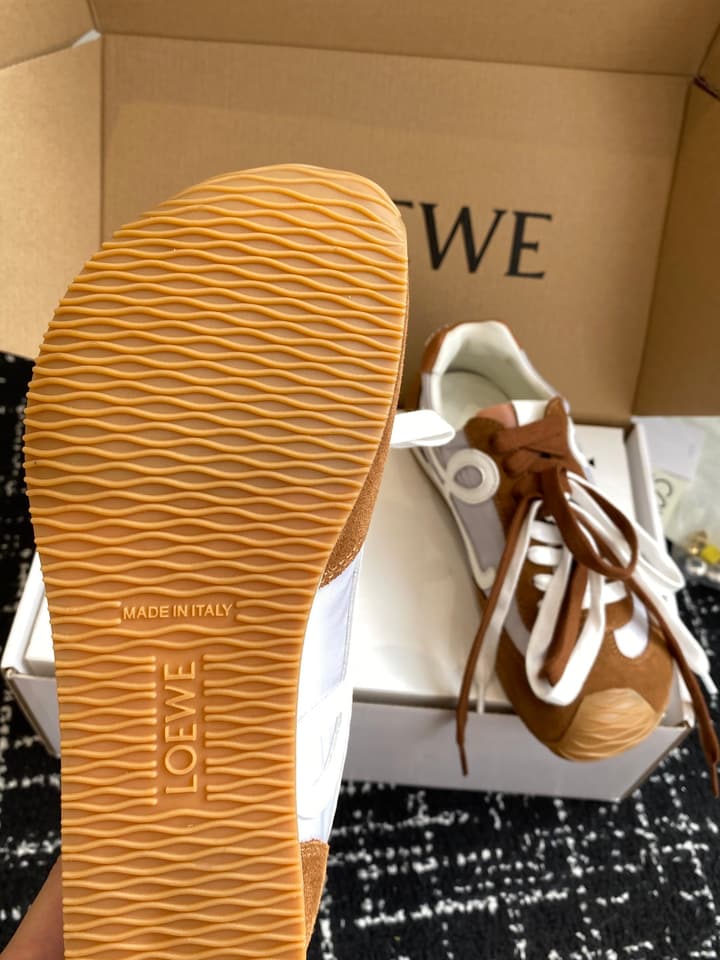 Loewe Ballet Runner Sneakers – 2025 Paris Fashion Week in Brown