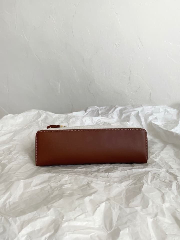 Loro Piana L23 Canvas Handbag in Brown