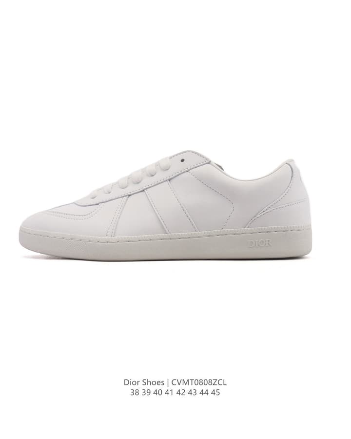 Dior Men's White Thick-Soled Sneakers – 25SS