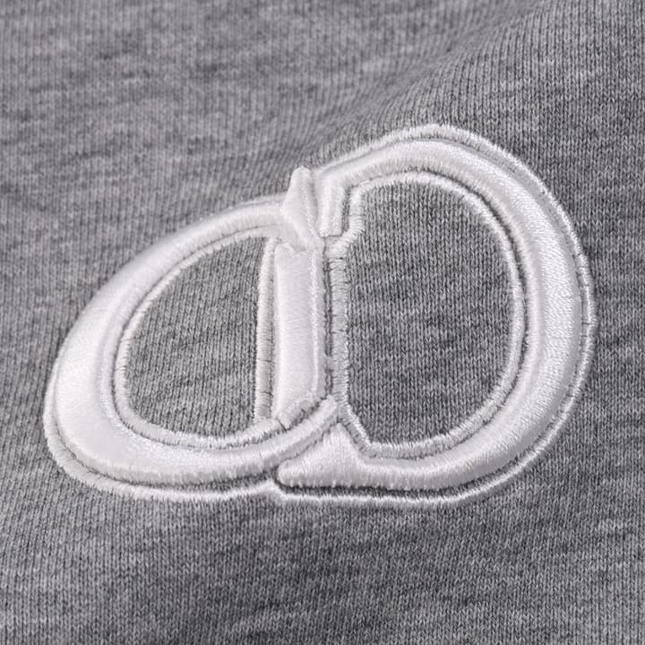 Dior CD Oblique Jacquard Knit Top – 25SS in Heather Gray Hoodie