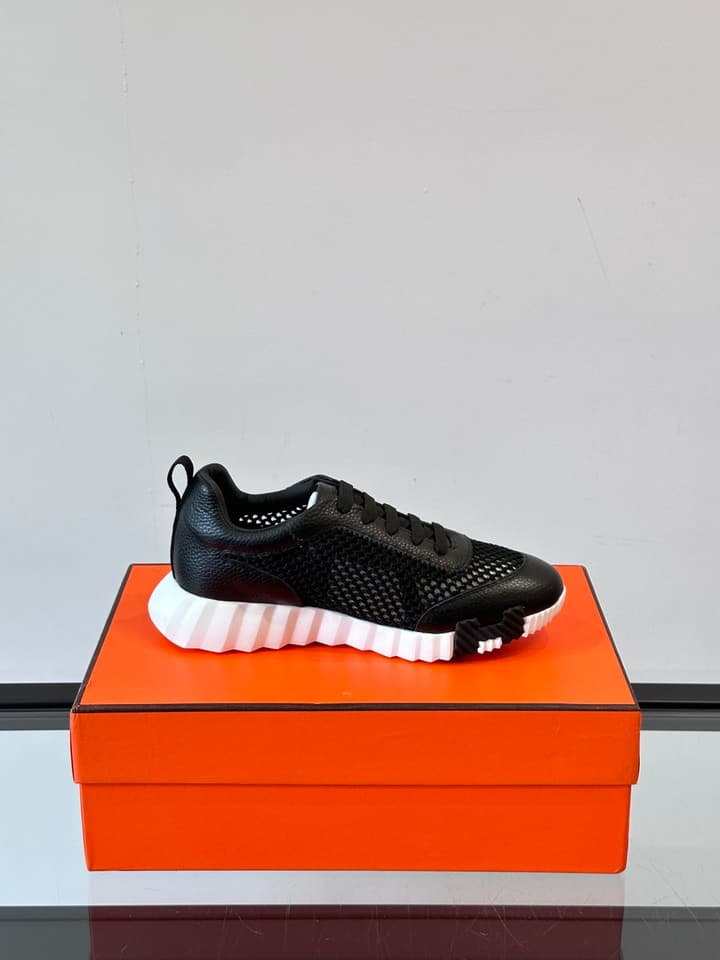 Hermès Bouncing Sneakers in White