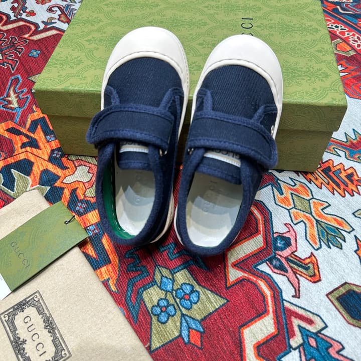 Gucci Kids Footwear – Kids Collection in Beige Plaid Slip-on