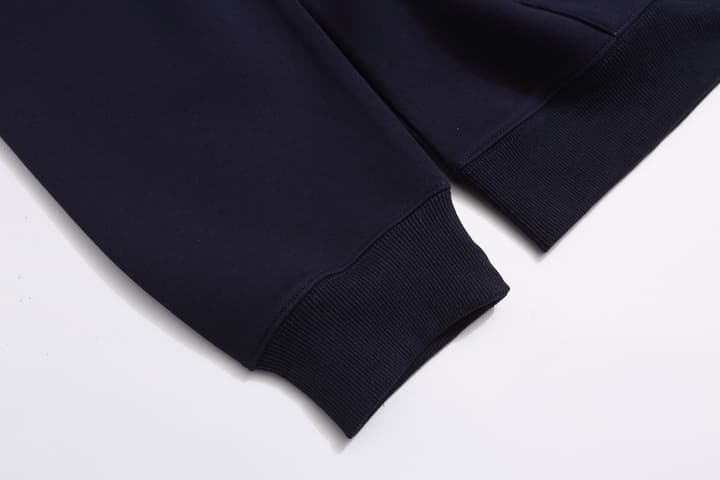 Gucci Embroidered Letter Half-Zip Sweatshirt – 2025FW in Navy Blue Half-zip Pullover
