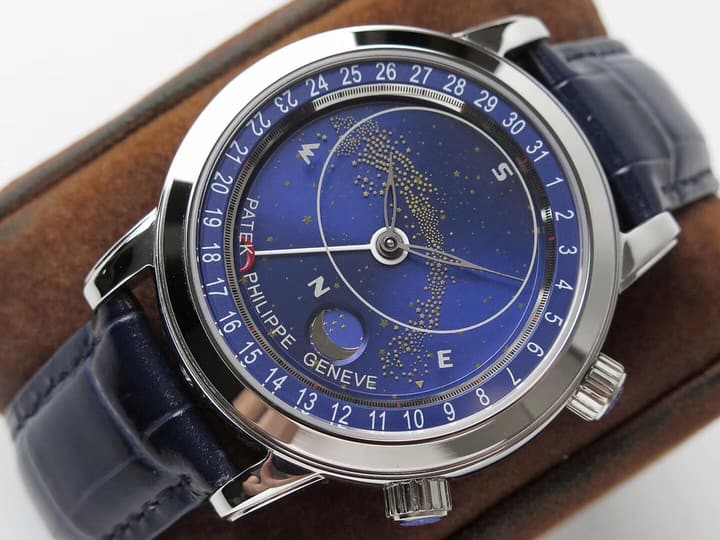 Patek Philippe Sky Moon Tourbillon Watch in Black