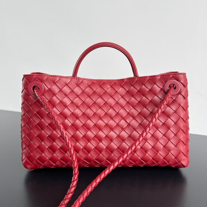 Bottega Veneta Andiamo Handbag in Charcoal Grey