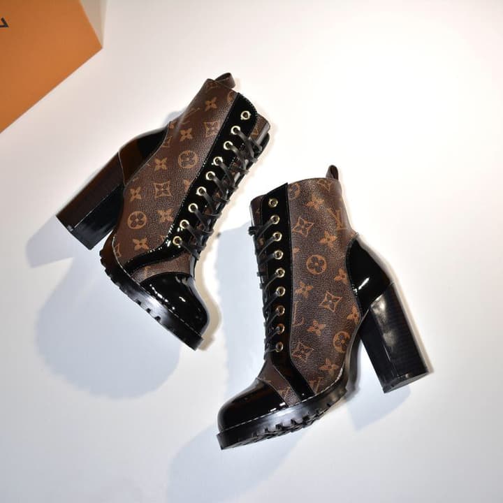 Louis Vuitton Classic High-Heeled Martin Boots