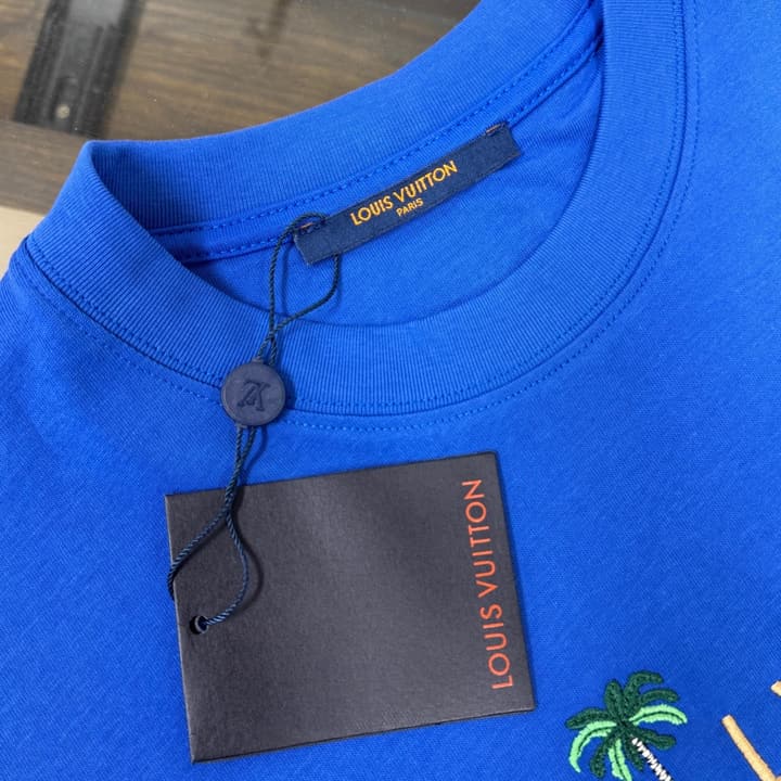 Louis Vuitton Oversized Crewneck T-Shirt – Summer Collection – 26SS in Apricot