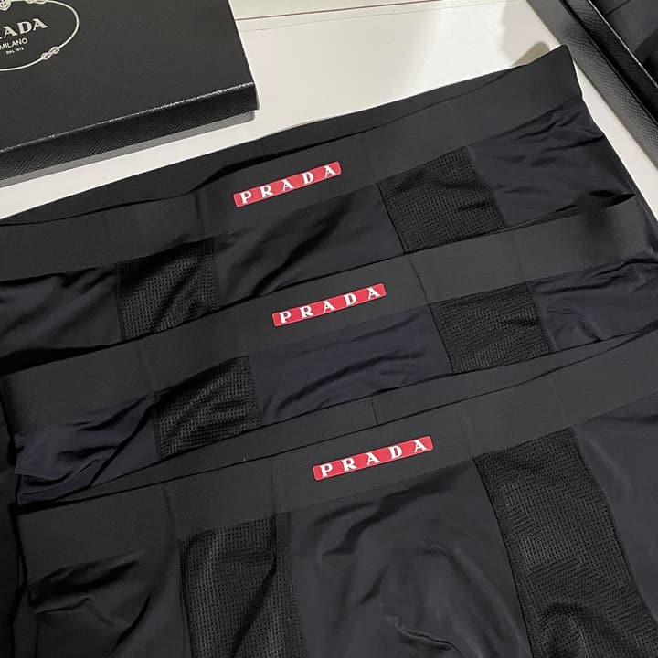 Prada Men's Ice Silk Seamless Underwear