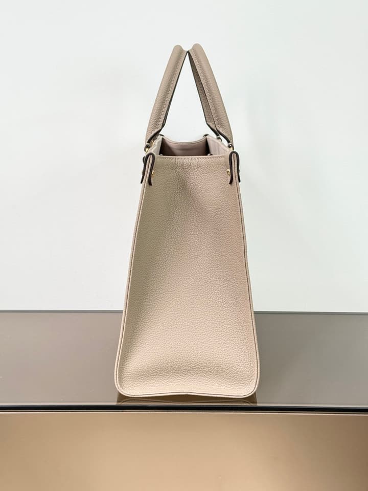 Louis Vuitton OnTheGo Medium Handbag in Elephant Gray Monogram