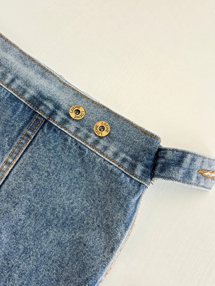 Loewe Anagram Denim Jacket – 24FW in Blue Denim