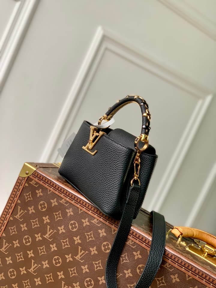 Louis Vuitton Capucines Mini Ivy Floral Handbag