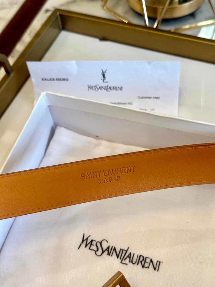 Saint Laurent Classic Leather Belt – 3.0cm