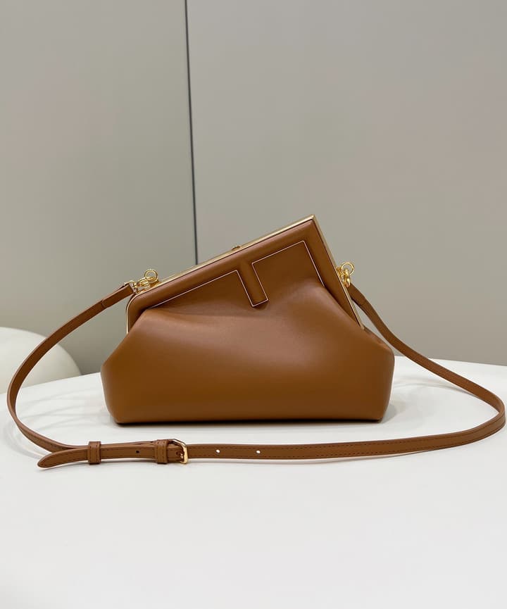 Fendi First Asymmetrical Leather Handbag