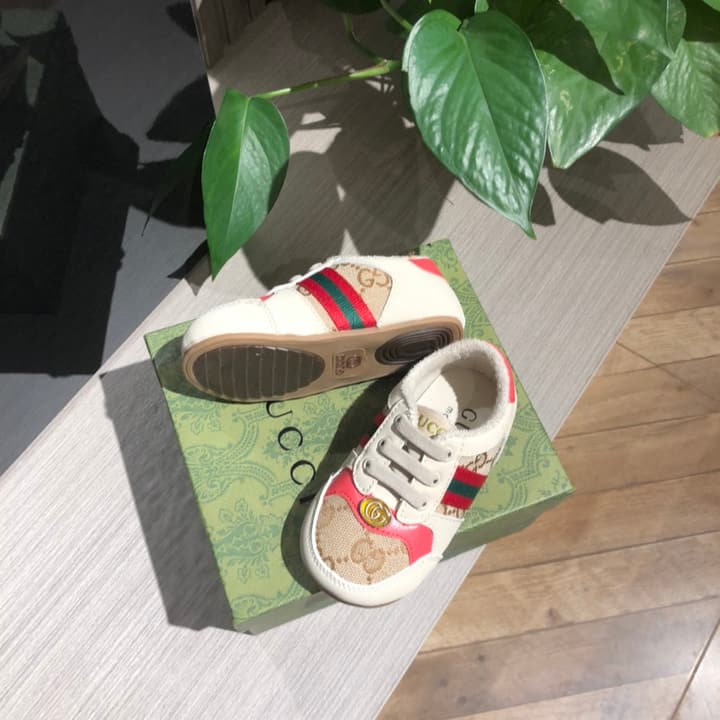 Gucci Kids' Footwear – Kids Collection in Green/red Web Stripe