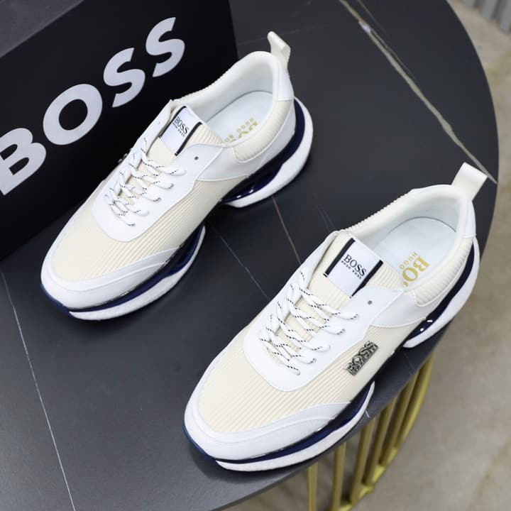 Boss 2024 Knit Sneakers – New Collection in Black Knit