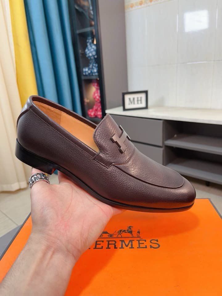 Hermès Business Leather Loafers