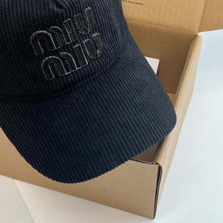 Miu Miu Corduroy Baseball Cap – Autumn/Winter Collection