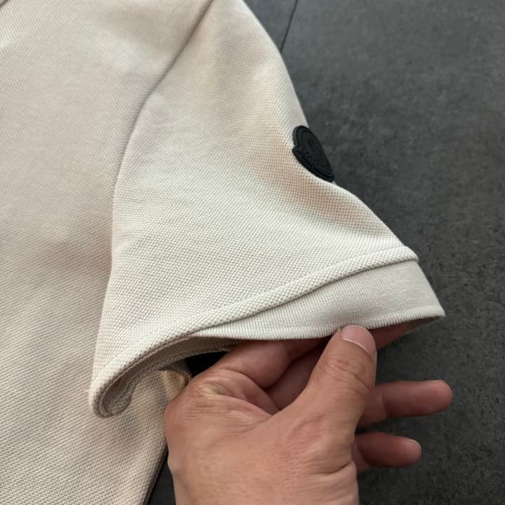 Moncler Classic Logo Polo Shirt – 2026SS in Apricot