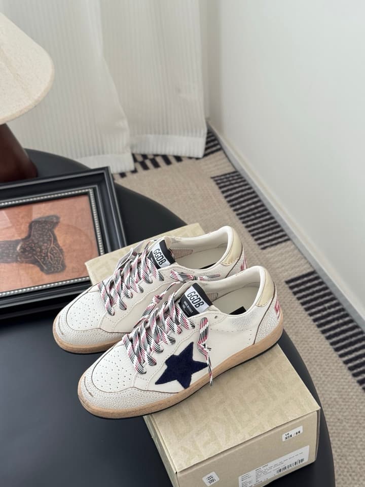Golden Goose Distressed Graffiti Sneakers