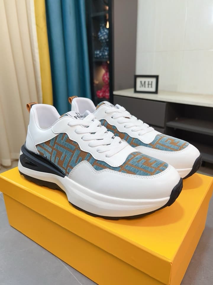 Fendi Classic Calfskin Sneakers