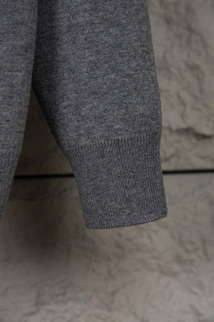 Dior Monogram Jacquard Zipper Cardigan – 24SS in Grey With Black Stripes