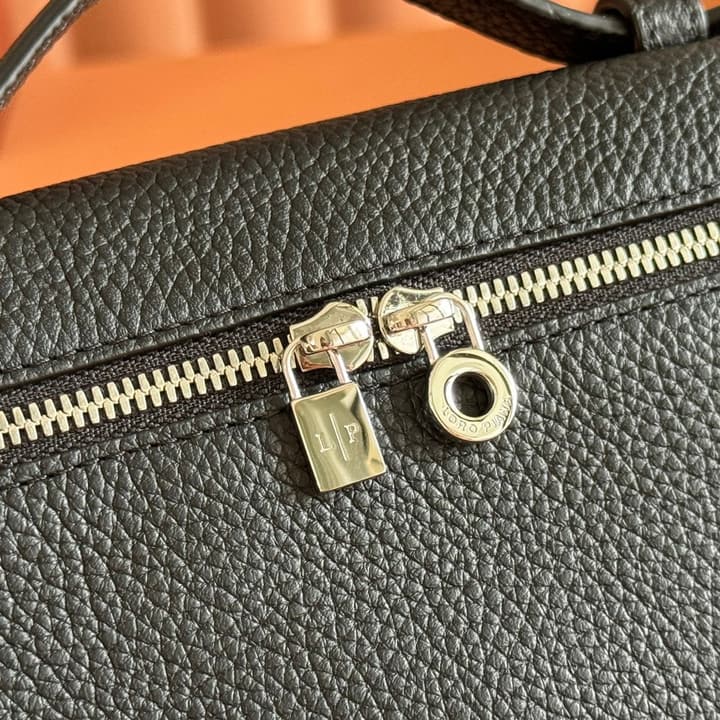 Loro Piana Extra Pocket L19 Handbag in Caramel Leather