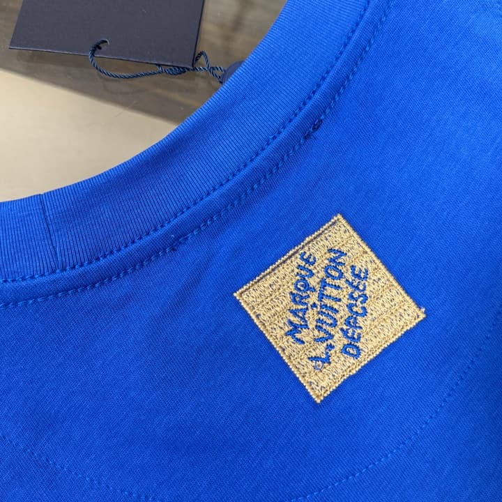 Louis Vuitton Oversized Crewneck T-Shirt – Summer Collection – 26SS in Apricot