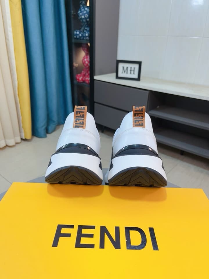 Fendi Classic Calfskin Sneakers