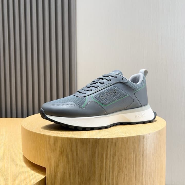 Boss Men's Luxury Sport Sneakers in Black