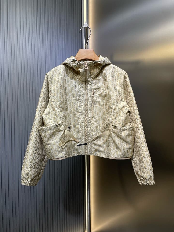 Dior Oblique Jacquard Hooded Jacket – 25SS