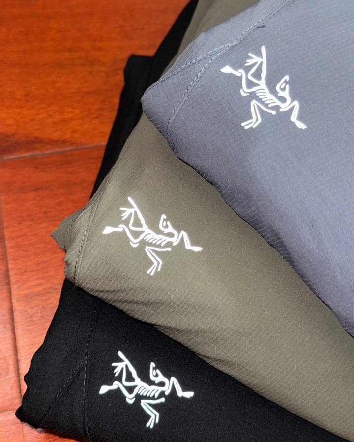 Arc'teryx TRAINING Series Windproof Down Trousers – Winter Collection in Black