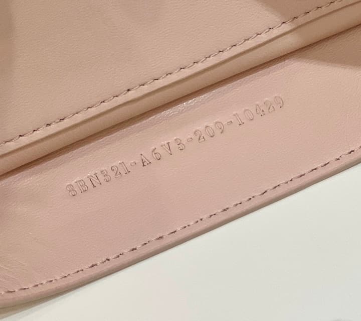Fendi Peekaboo I See U Handbag in Black With Light Pink Pouch