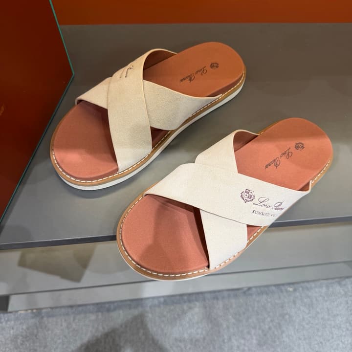 Loro Piana Summer Walk Crisscross Mules