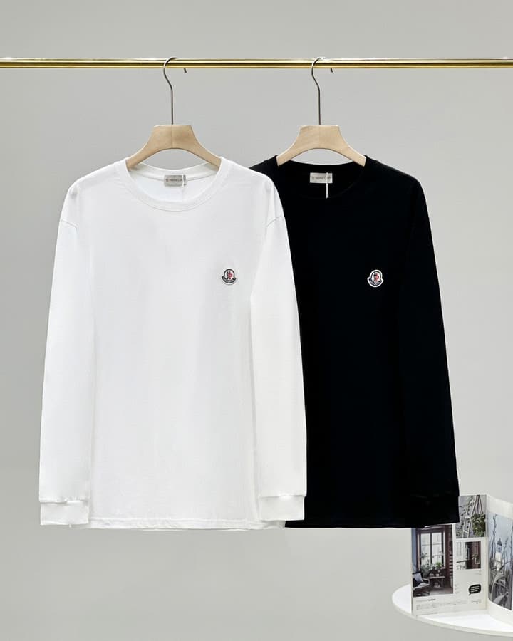 Moncler Men's Crewneck T-Shirt – 2025 Fall Collection in White