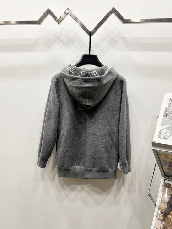 Gucci Reversible Jacquard Wool Hoodie – Autumn/Winter Collection