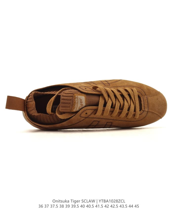 Onitsuka Tiger SCLAW Low-Top Casual Sneakers in Tan Upper With Beige Sole