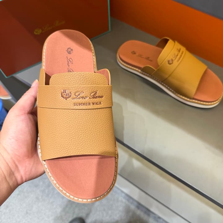 Loro Piana Summer Walk Crisscross Mules