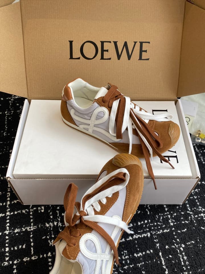 Loewe Ballet Runner Sneakers – 2025 Paris Fashion Week in Brown