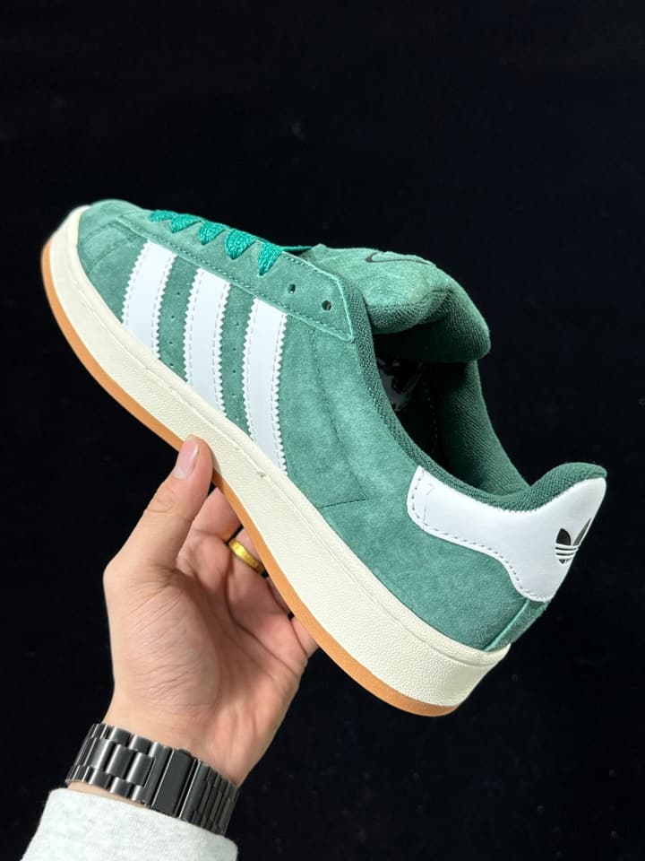 Adidas Originals Campus 00s Low-Top Sneakers in Black & White