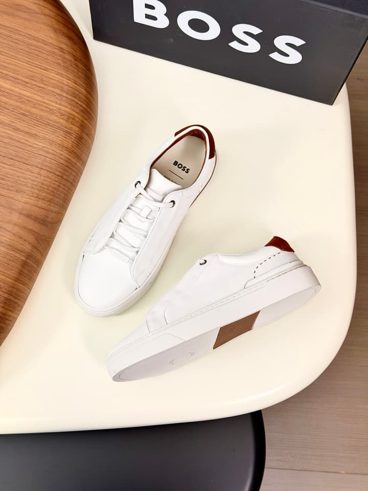 Boss Men's Casual Leather Sneakers