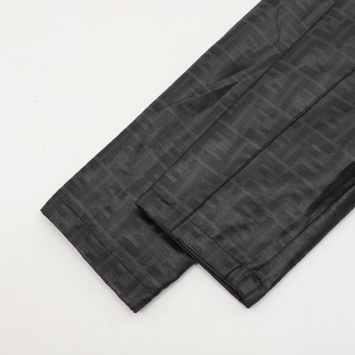 Fendi FF Monogram Full-Zip Windbreaker Jacket in Dark Gray Ff Monogram