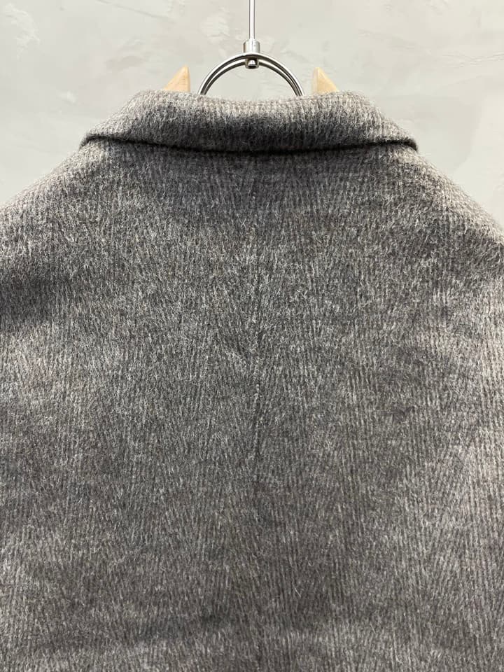 Dior Men's Wool Double-Sided Short Coat in Dark Brown Wool Coat