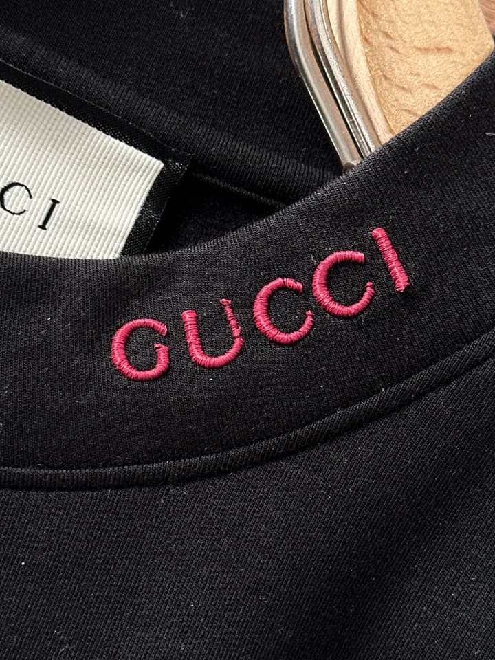 Gucci Long Sleeve T-Shirt – 2025FW in Black With Light Logo